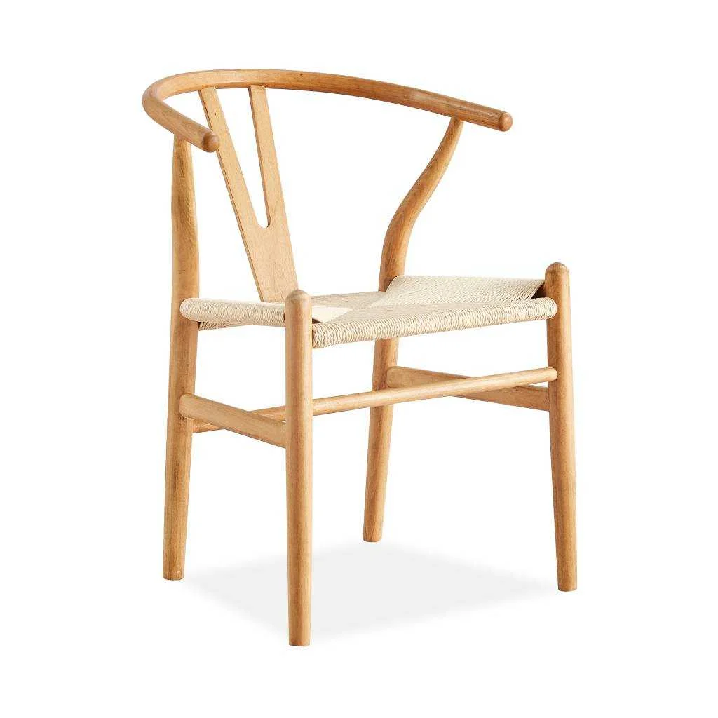 VI Arc Wishbone Timber Frame Dining Chair